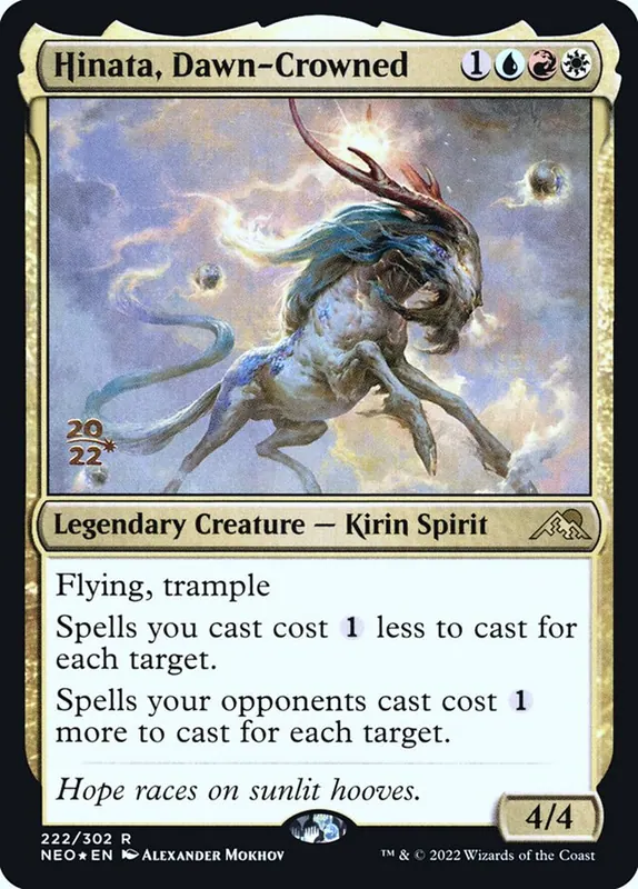 Hinata, Dawn-Crowned [Kamigawa: Neon Dynasty Promos]