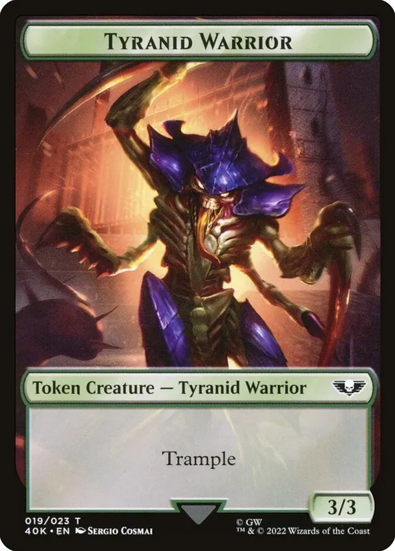 Tyranid Warrior [Warhammer 40,000 Tokens]