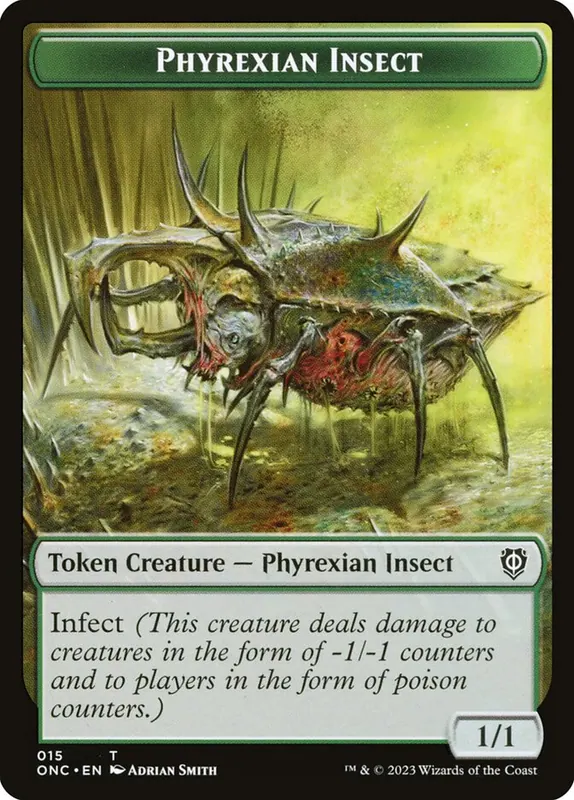 Phyrexian Insect [Phyrexia: All Will Be One Commander Tokens]