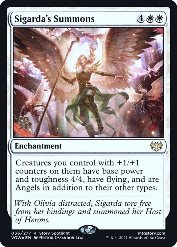 Sigarda's Summons [Innistrad: Crimson Vow Promos]