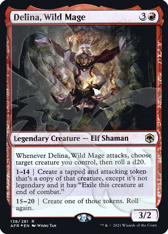 Delina, Wild Mage [Adventures in the Forgotten Realms Promos]