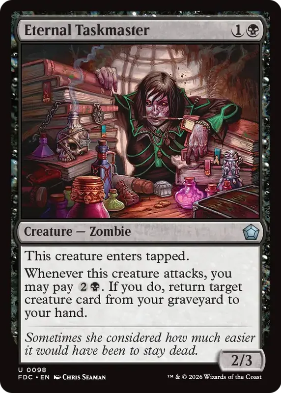 Eternal Taskmaster [Foundations Commander]