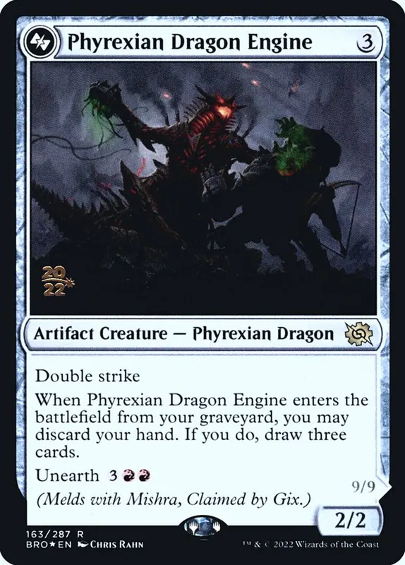 Phyrexian Dragon Engine [The Brothers' War Promos]