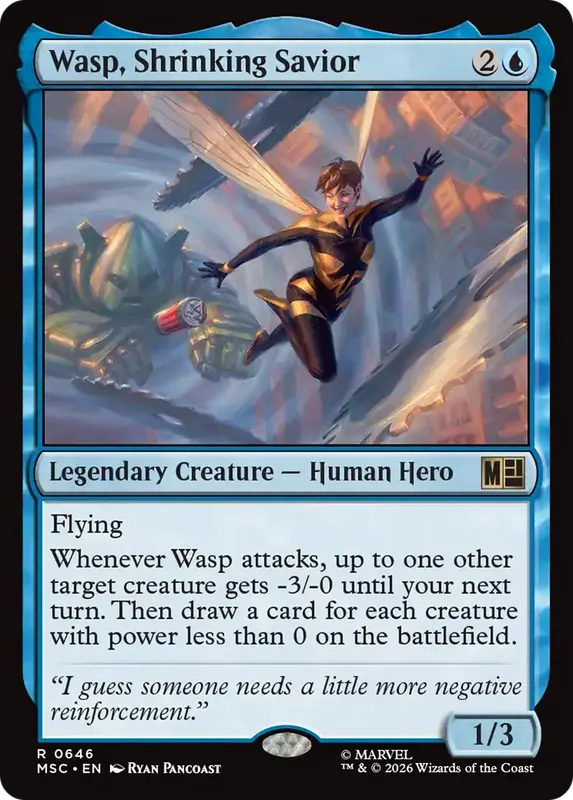 Wasp, Shrinking Savior [Marvel Super Heroes Commander]