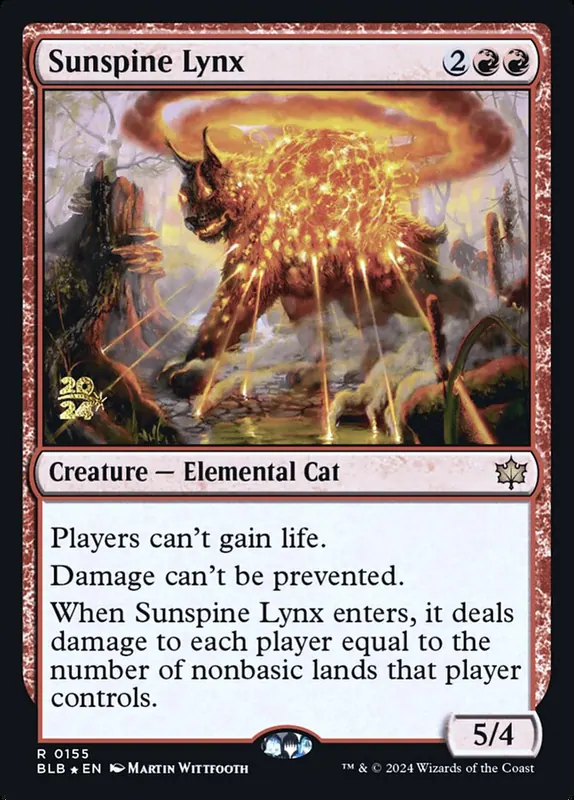 Sunspine Lynx [Bloomburrow Promos]