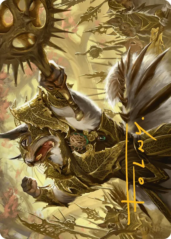 Honored Dreyleader Art Card (Gold-Stamped Signature) [Bloomburrow Art Series]