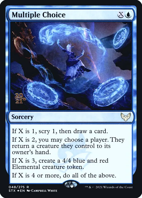 Multiple Choice [Strixhaven: School of Mages Promos]