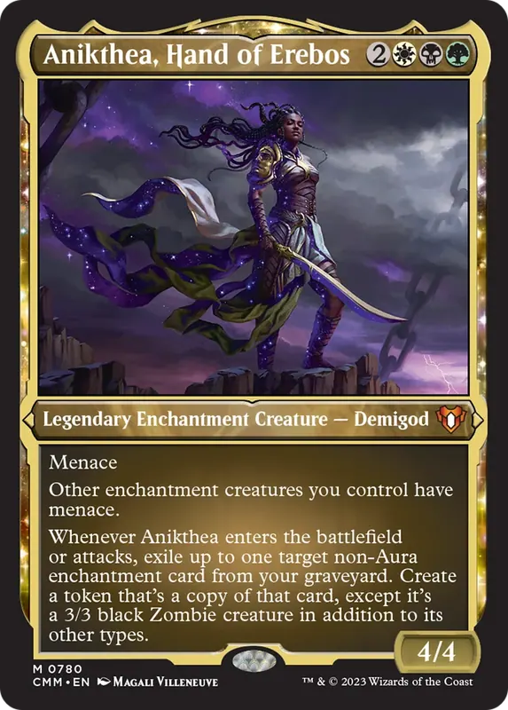 Anikthea, Hand of Erebos (Display Commander) (Foil Etched) [Commander Masters]