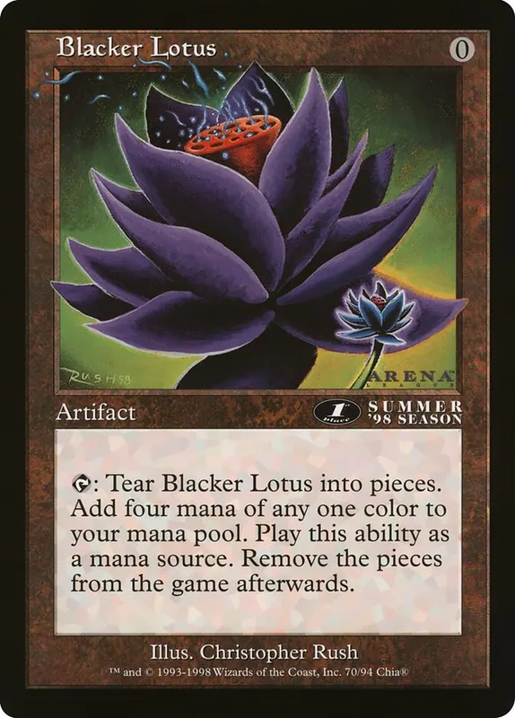 Blacker Lotus [Oversized League Prizes]
