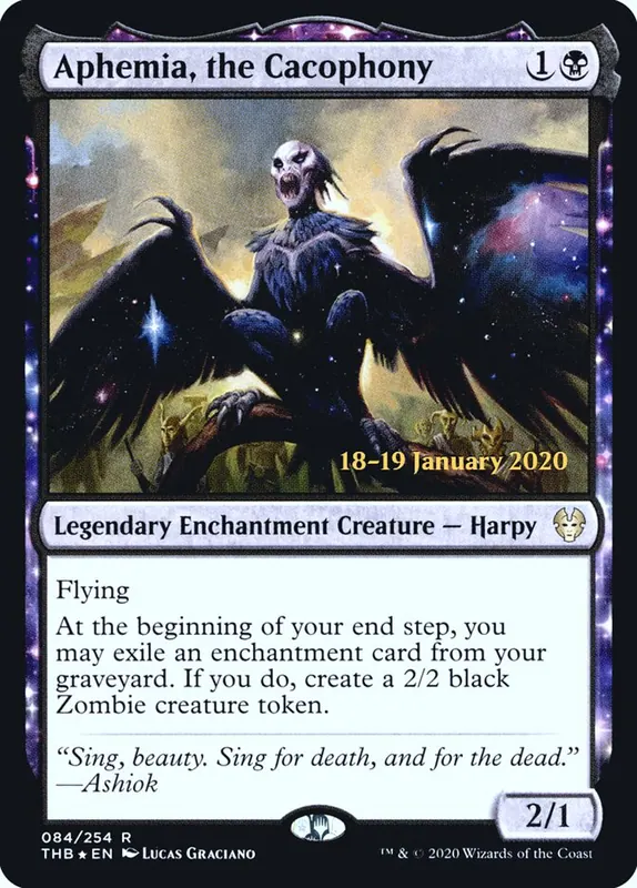 Aphemia, the Cacophony [Theros Beyond Death Promos]