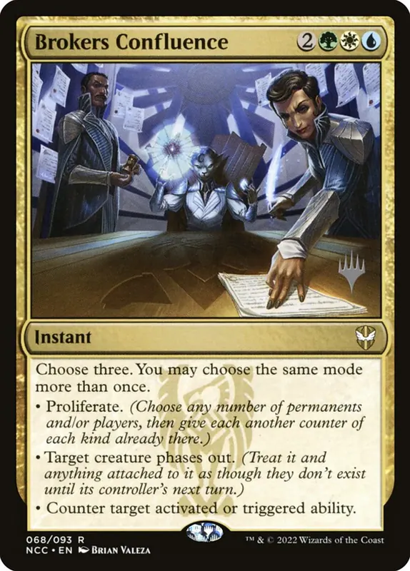Brokers Confluence [New Capenna Commander Promos]