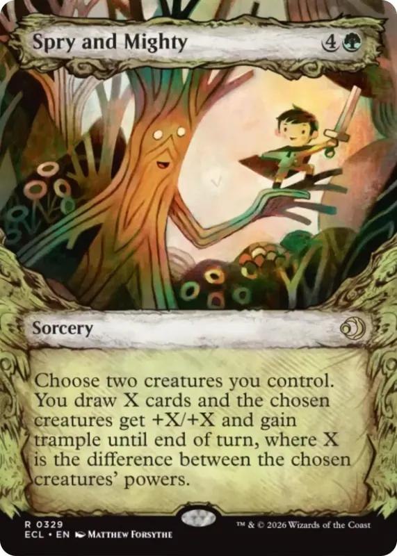 Spry and Mighty (Showcase) [Lorwyn Eclipsed]