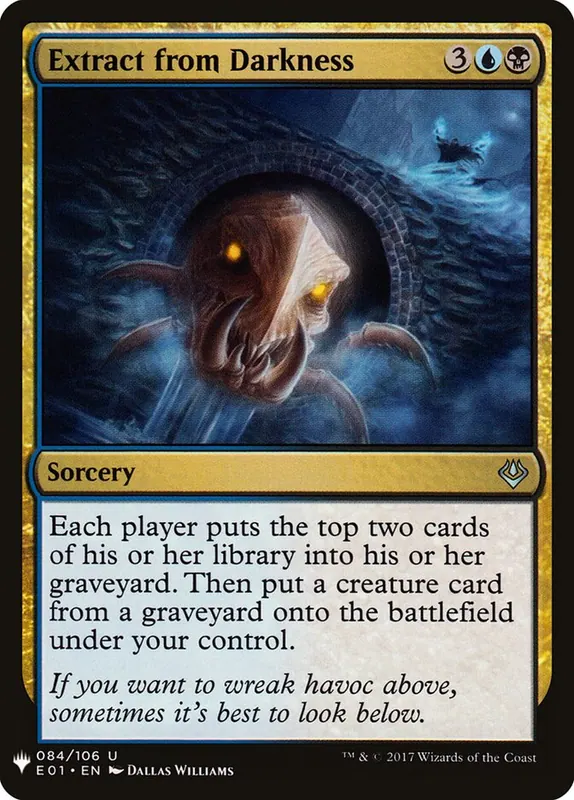 Extract from Darkness [The List]