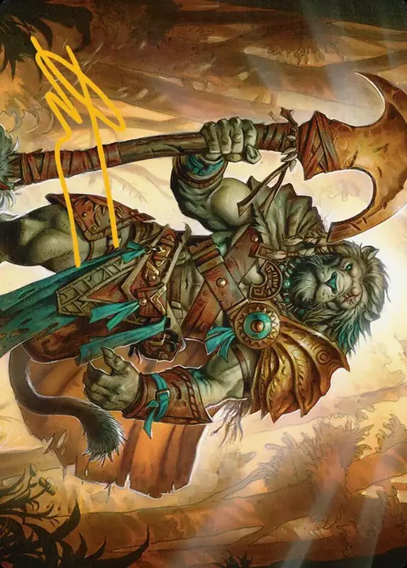 Ajani, Outland Chaperone // Ajani, Outland Chaperone [Lorwyn Eclipsed Art Series]