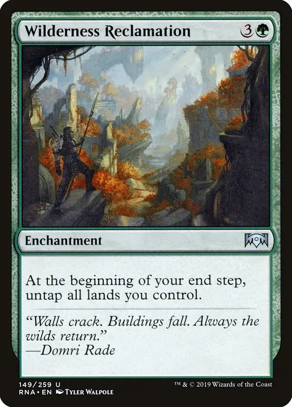 Wilderness Reclamation [Ravnica Allegiance] - Español