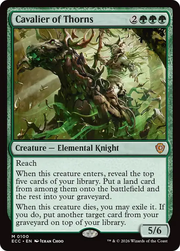 Cavalier of Thorns [Lorwyn Eclipsed Commander]