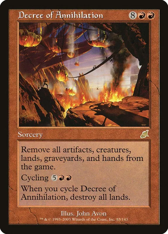 Decree of Annihilation [Scourge] - Español