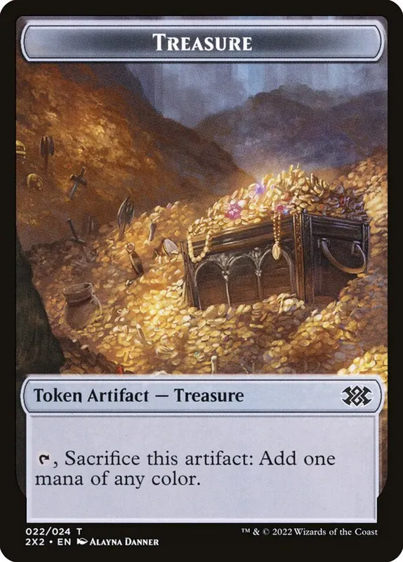Treasure [Double Masters 2022 Tokens]