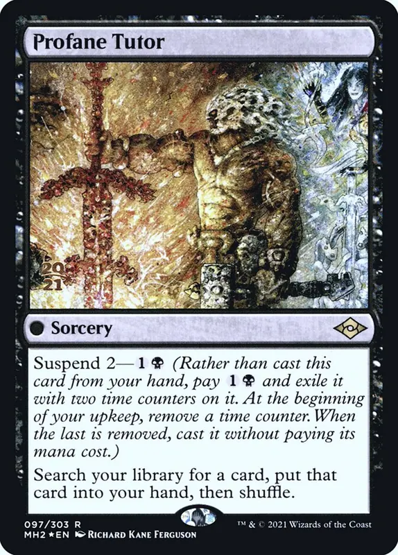 Profane Tutor [Modern Horizons 2 Promos]