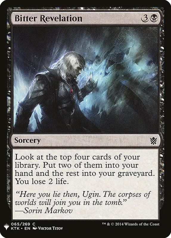 Bitter Revelation [The List]