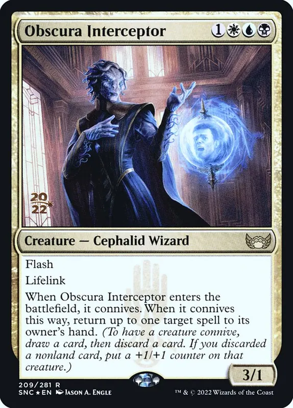 Obscura Interceptor [Streets of New Capenna Promos]