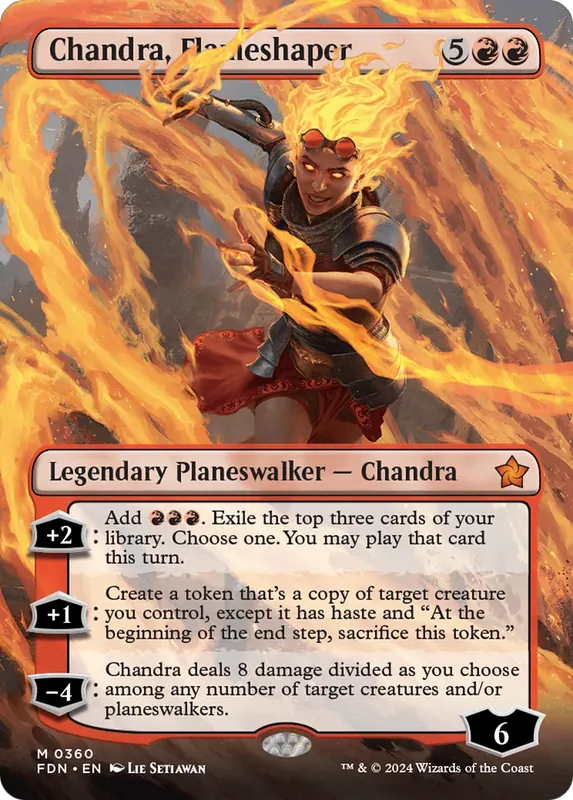 Chandra, Flameshaper (Borderless) [Foundations] - Español