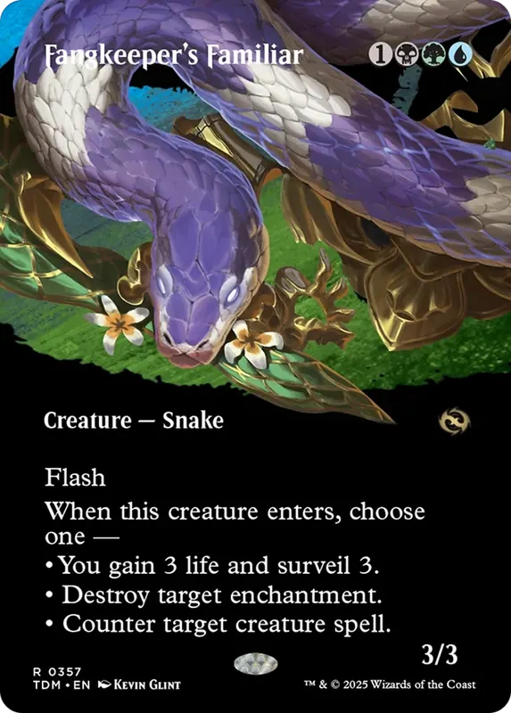 Fangkeeper's Familiar (Borderless) [Tarkir: Dragonstorm]