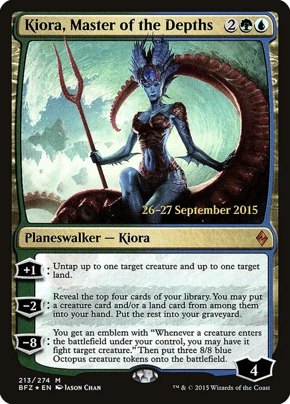 Kiora, Master of the Depths [Battle for Zendikar Promos]