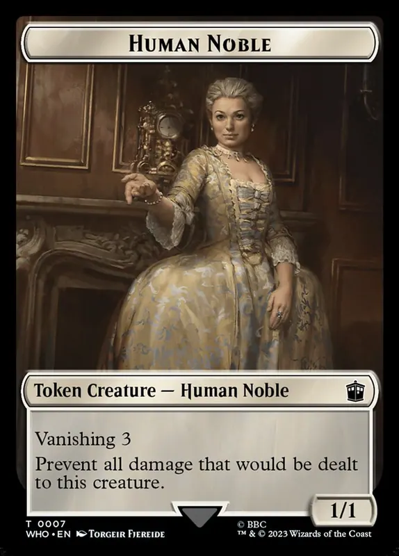 Human Noble [Doctor Who Tokens]