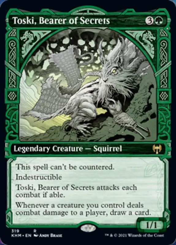 Toski, Bearer of Secrets (Showcase) [Kaldheim] - Español