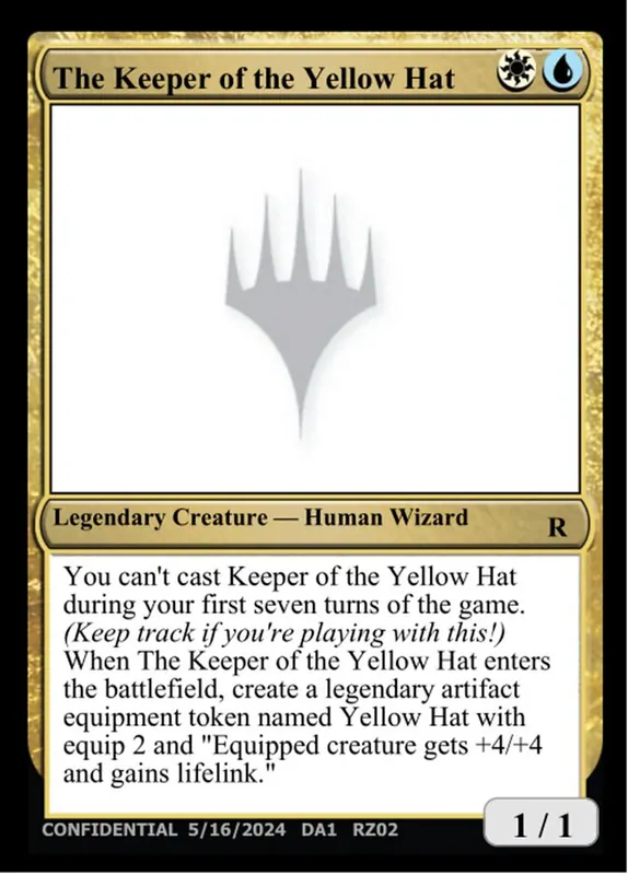 The Keeper of the Yellow Hat [Unknown Event]