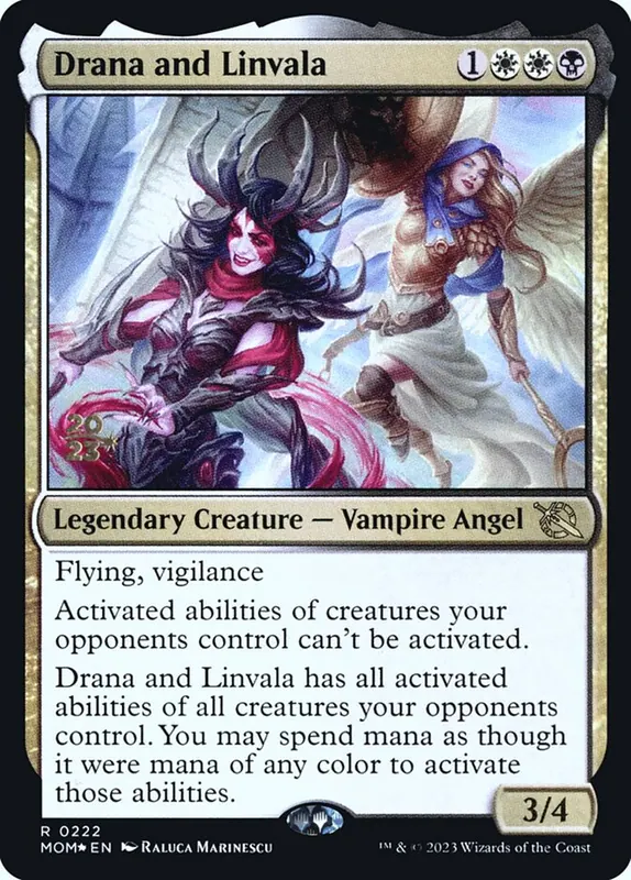 Drana and Linvala [March of the Machine Promos]