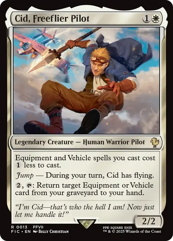 Cid, Freeflier Pilot [FINAL FANTASY Commander]