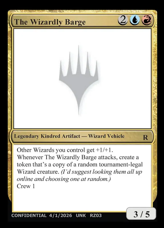 The Wizardly Barge [Unknown Event]