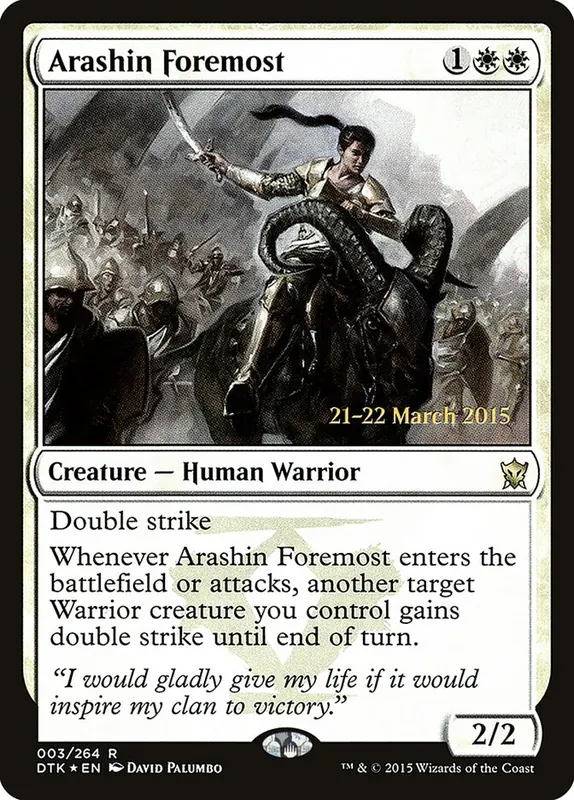 Arashin Foremost [Dragons of Tarkir Promos]