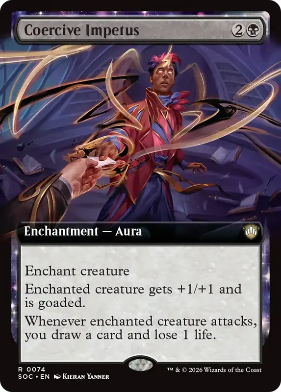 Coercive Impetus (Extended Art) [Secrets of Strixhaven Commander]