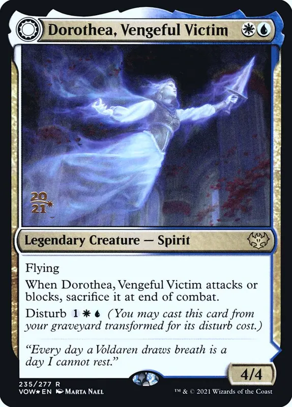 Dorothea, Vengeful Victim // Dorothea's Retribution [Innistrad: Crimson Vow Promos]
