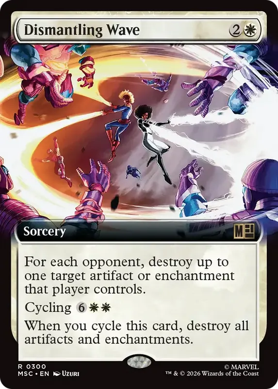 Dismantling Wave (Extended Art) [Marvel Super Heroes Commander]