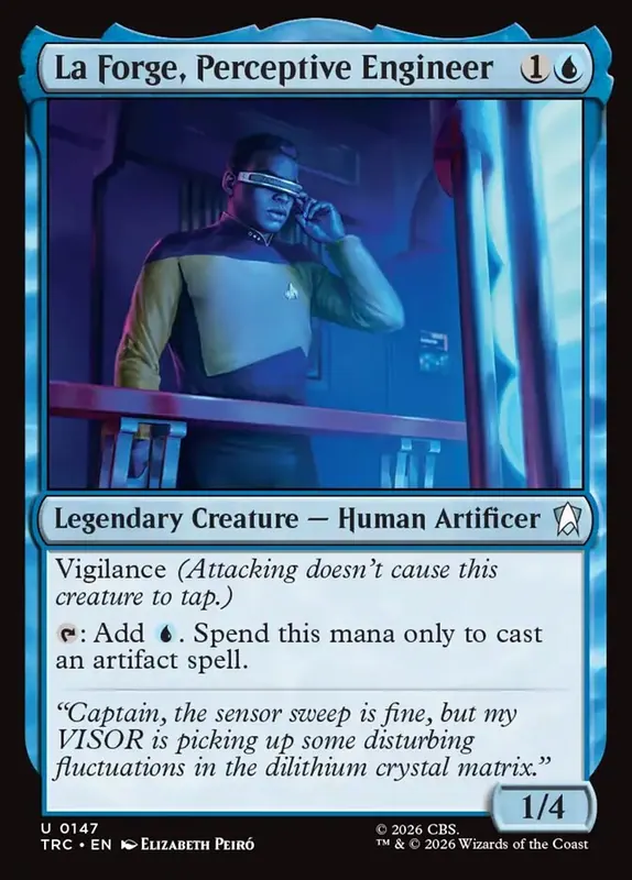 La Forge, Perceptive Engineer [Star Trek Commander]