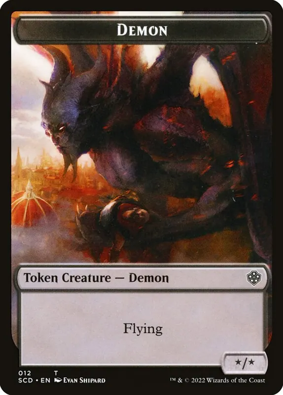 Demon [Starter Commander Deck Tokens]