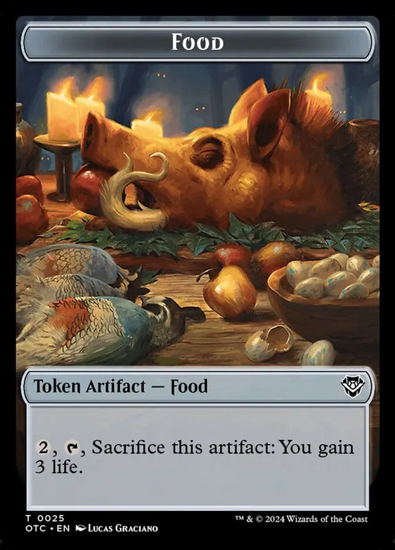 Food [Outlaws of Thunder Junction Commander Tokens]