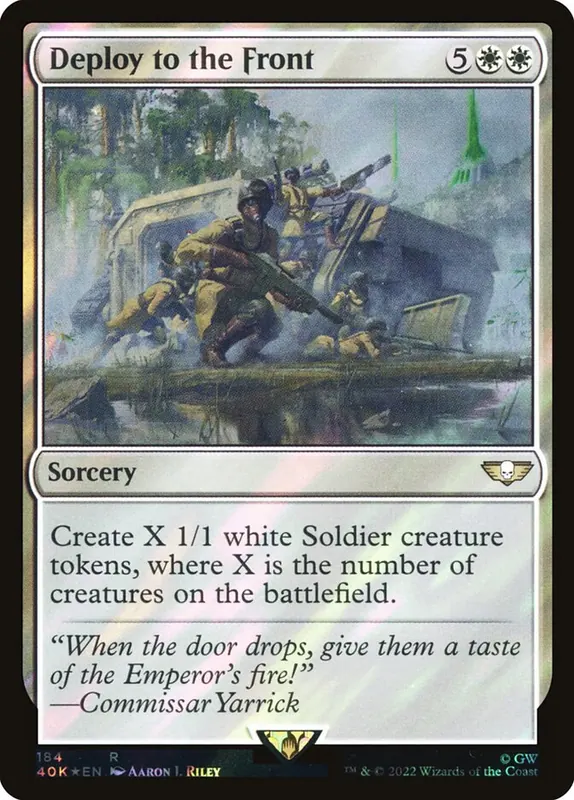 Deploy to the Front [Warhammer 40,000 Commander]
