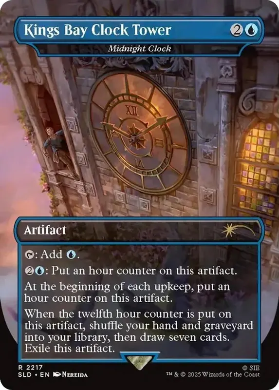 Kings Bay Clock Tower - Midnight Clock [Secret Lair Drop Series]