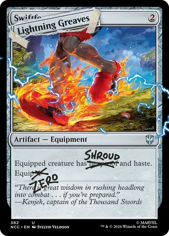 Lightning Greaves [Secret Lair Drop]