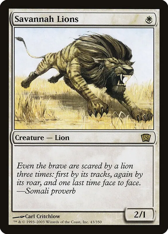 Savannah Lions [Eighth Edition]