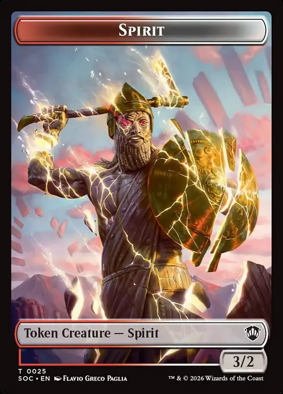 Spirit [Secrets of Strixhaven Commander Tokens]