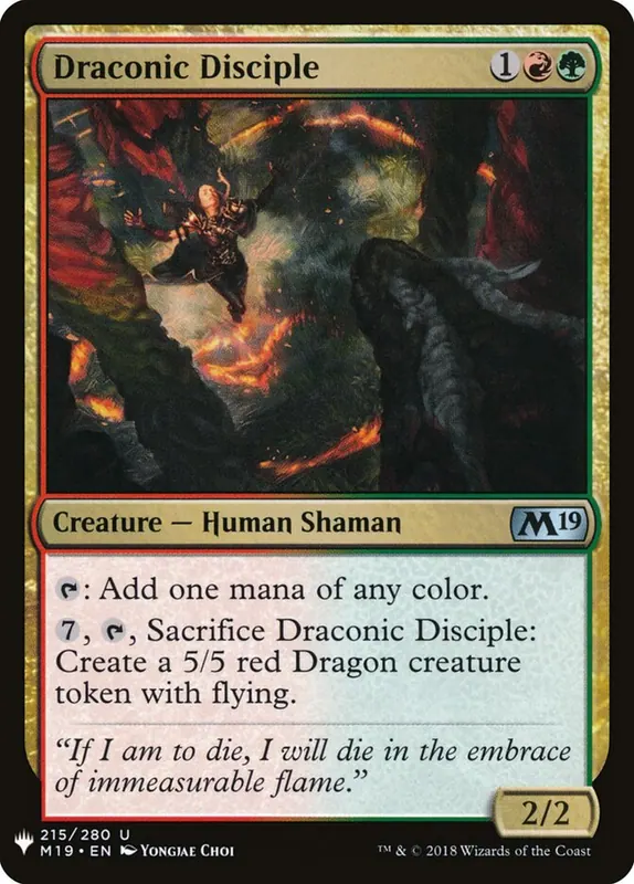 Draconic Disciple [The List]
