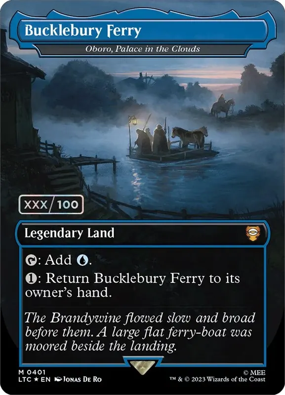 Bucklebury Ferry - Oboro, Palace in the Clouds (Borderless) (Serialized) [The Lord of the Rings: Tales of Middle-Earth Commander]