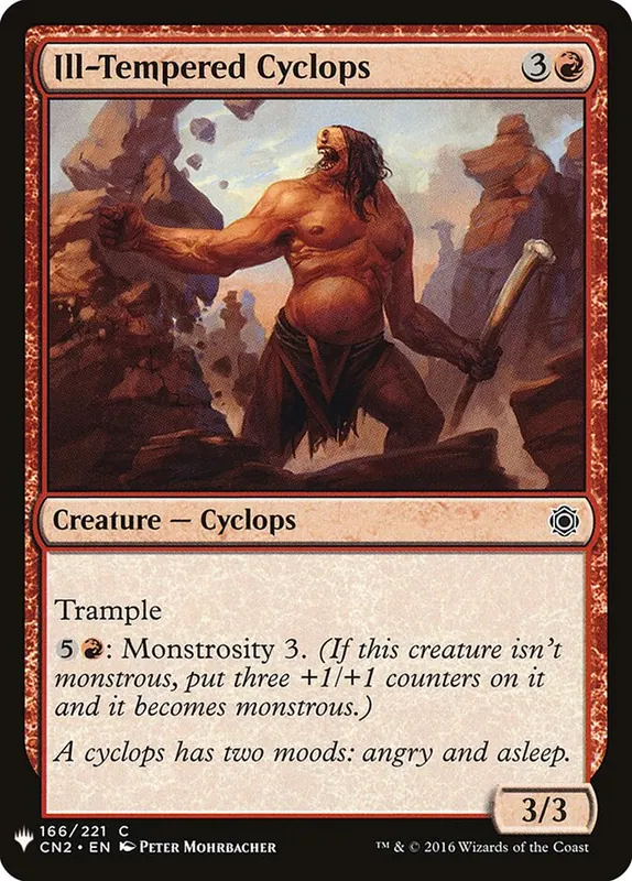 Ill-Tempered Cyclops [The List]
