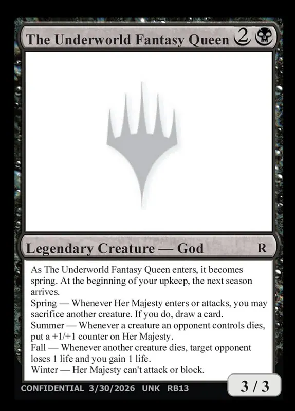 The Underworld Fantasy Queen [Unknown Event]
